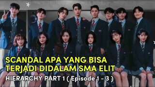 SKANDAL SEKOLAH ELIT DI KOREA PART 1 || HIRARKI EPISODE 1 - 3