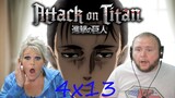 ATTACK ON TITAN 4x13 REACTION | Children of the Forest