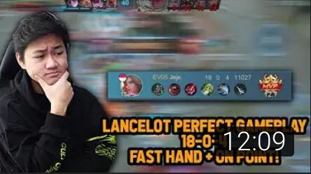 LANCELOT JEJE PERFECT GAMEPLAY! KILL 18 MATI 0 FAST HAND + ON POINT! - Mobile Legends
