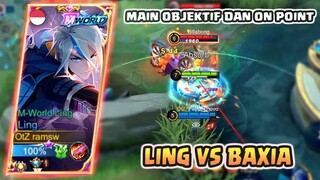 LING VS BAXIA, CARA MAIN LING ON POINT DAN OBJEKTIF DI MYTHIC