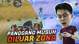 NGAKAK PARAH !! PANGGANG MUSUH DILUAR ZONA SAMPE MUSUH MINTA DAMAI WKWKWK - PUBG MOBILE INDONESIA