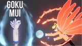 Goku MUI vs Naruto Baryon Mode - People Playground 1.22.3