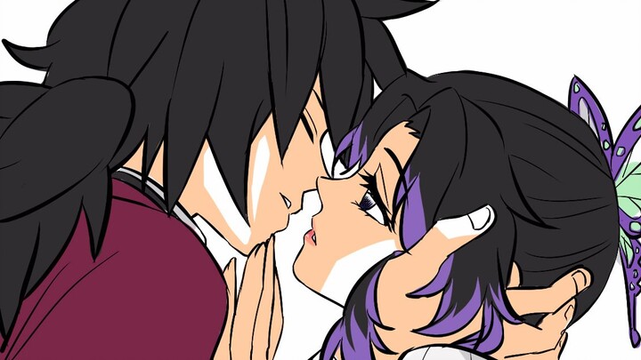 [MAD]Tomioka Giyuu kisses Kochou Shinobu|<Demon Slayer>