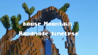 Mountain house in minecraft