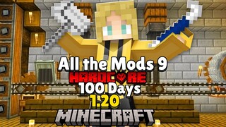 I Survived 100 Days In ALL THE MODS 9 In 1.20 MINECRAFT In HARDCORE