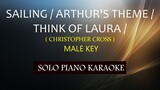 SAILING / ARTHUR'S THEME / THINK OF LAURA ( MALE KEY ) ( CHRISTOPHER CROSS ) COVER_CY