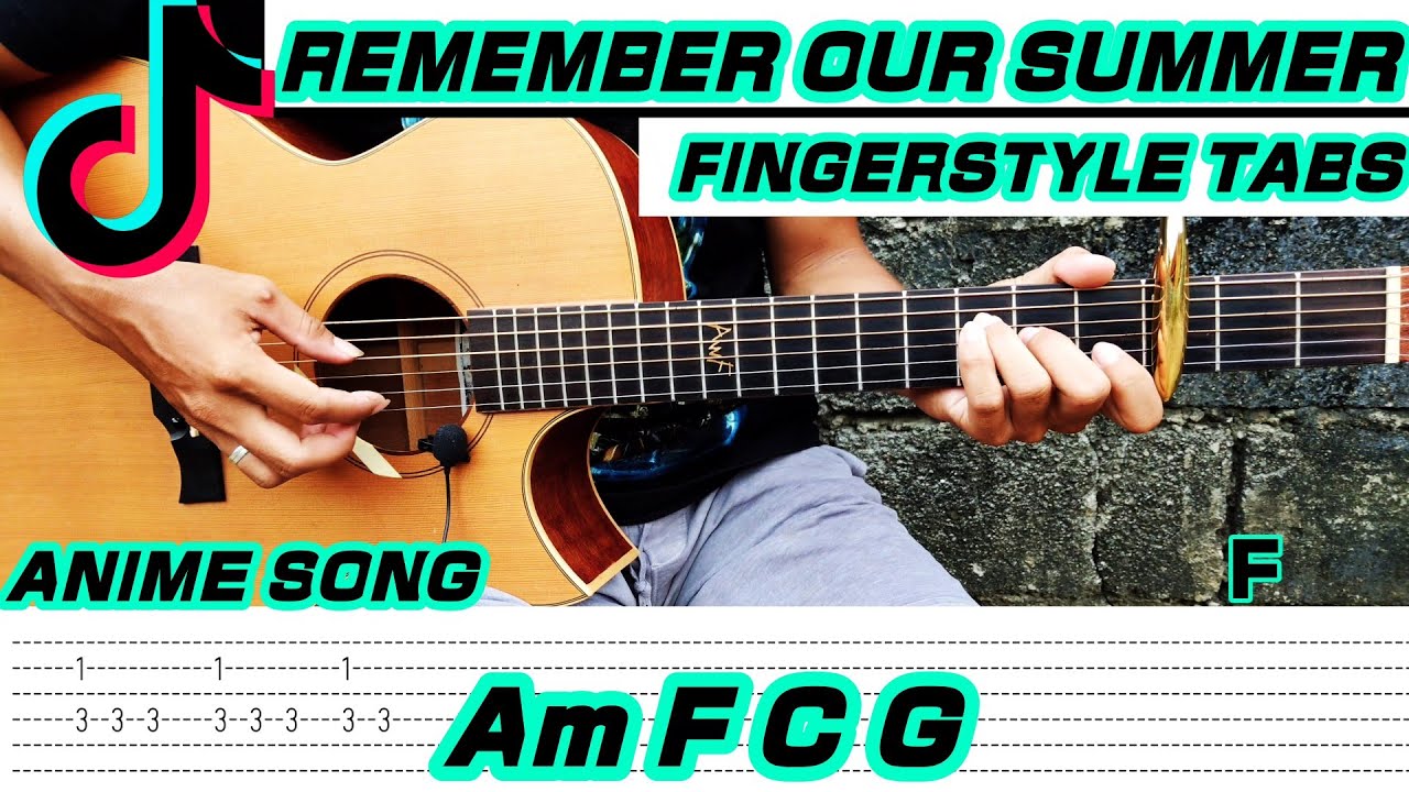 Remember our Summer - frogMonster (Fingerstyle Cover) Tabs + Chords +  Lyrics - Bilibili