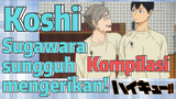 [Haikyuu!!] Kompilasi | Koshi Sugawara sungguh mengerikan!