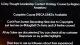 3-Day Thought Leadership Content Strategy Course by Regina Anaejionu course download
