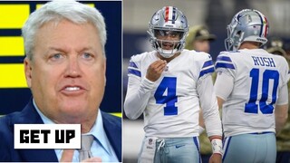 GET UP | Rex Ryan reacts to Dak Prescott will return and take over for the red hot Cooper Rush?