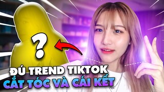 [Free Fire]Ngân đú trend tik tok cắt tóc và cái kết|Ngân Kaito