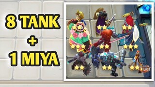 FULL TANK COMBINATION + MIYA | MAGIC CHESS MOBILE LEGENDS