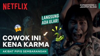 NGERI! Didatengin Ular Akibat Pipis Sembarangan! | Kumanthong 2: Jackpot Island | Clip