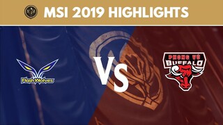 MSI 2019 Highlights: FW vs PVB | Flash Wolves vs Phong Vũ Buffalo