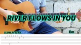 River Flows In You - Yiruma - Fingerstyle Guitar (Tabs) Chords