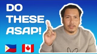 7 THINGS YOU NEED TO DO UPON ARRIVAL IN CANADA || Pinoy International Student