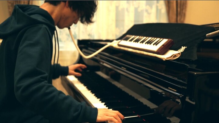 [Melodica × Grand Piano]  Howl's Moving Castle - Merry Go Round of Life  (Joe Hisaishi)