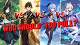 Tighnari VS Zhongli VS Ganyu VS Kokomi - Who Should You Pull For In Genshin Impact 3.0 Banners?