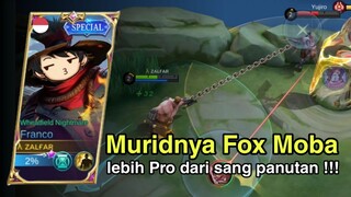 FRANCO FOX MOBA TERSENYUM LIHAT FRANCO ZALFAR | GAMEPLAY FRANCO