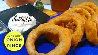 ONION RINGS // LIGHT AND CRISPY ONION RINGS