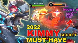 23 KILLS! How to Kimmy Like a MONSTER | 2022 KIMMY BEST BUILD & TUTORIAL | MLBB