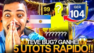 E O BUG DOS UTOTS?! 🇦🇷 JÁ GANHEI 5 UTOTS EM SEGUNDOS 😱🔥 | ARGENTINO + 99 = MESSI? 🤯 - FC MOBILE 2024