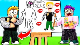 SPEED DRAW With LANKYBOX!? (Roblox Drawing Picture Game Challenge!)