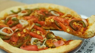 RESEP PIZZA TEFLON HOMEMADE ! CARA MEMBUAT PIZZA TEFLON RUMAHAN