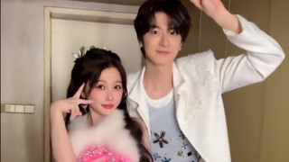 【Yu Shuxin】Xinxin & Lin Yi "spicyhoney" double cha (termasuk versi NG yang hampir bertarung hhh)