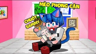 SAMMY CHUỘT TÍ HON BỊ BỆNH ĐƯỢC MÈO PHONG CẬN KHỔNG LỒ CHĂM SÓC TRONG MINECRAFT