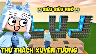 THỬ THÁCH NGƯỜI ĐI XUYÊN TƯỜNG SIÊU KHÓ MEOWPEO BẤT LỰC ĐẦU HÀNG TRONG GIẢI MÃ MINI WORLD MINI GAME