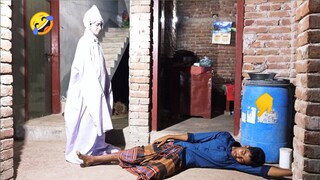 PRANK POCONG ANAK PASANTREN BANGUNIN SHOLAT SUBUH LUCU