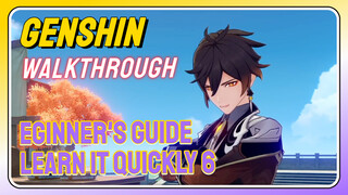 [Genshin  Walkthrough] Beginner's guide, learn it quickly 6