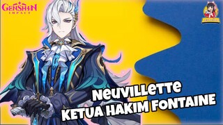 Ketua Hakim Fontaine - Kisah Neuvillette Genshin Impact 4.1