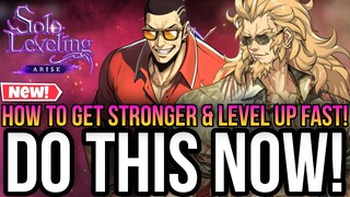 Solo Leveling Arise - Do This Now To Get Stronger!