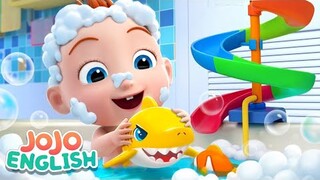 Fun Bath Time | Learn English   Nursery Rhymes & Kids Songs♡JoJo English ☆ Family Playroom