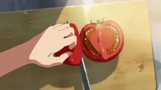 Aesthetic anime cooking ramen :D !