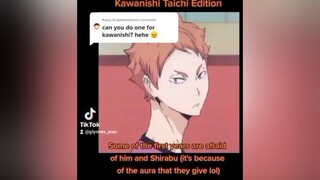 Reply to  im shadowbanned again so repost fyp fypシ anime haikyuu headcannons taichi kawanishitaichi shadowbanned