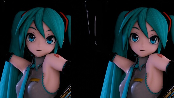 I can see two Miku in split screen