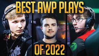 THE SICKEST PRO AWP PLAYS OF 2022! (CRAZY PLAYS, ACES, CLUTCHES!) - CS:GO