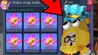 Abusing Free Golden Lucky Sword!! Bed Wars Blockman Go