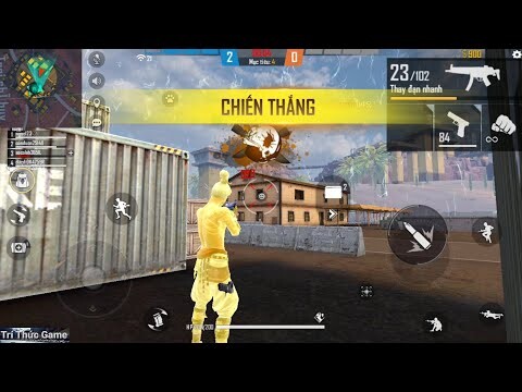 [Game Ganera Free Fire]Tử Chiến Xếp Hạng | Thắng 4 - 0 Bằng Khẩu MP5 Bắn Rất Lợi Hại, Nát Sợ 9 Kill