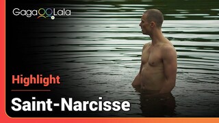 When a man's desire for another man goes against his belief in NSFW gay film "Saint-Narcisse"...