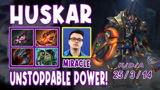 Miracle Huskar Midlane 25 KILLS | UNSTOPPABLE POWER! | Dota 2 Expo TV