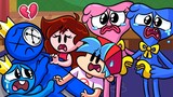 The DEATH of BLUE! So Sad Story! 🎤 FNF Rainbow Friends Roblox Animation