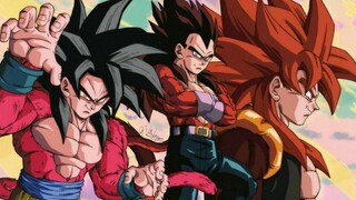 Tiến hóa sức mạnh Dragonball GT Super Saiyan 4 Vegeta và Omega