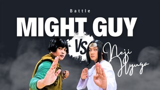 MIGHT GUYS VS NEJI - LIVEE ACTION