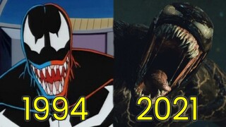 Evolution of Venom in Movies, Cartoons & TV (1994-2021)