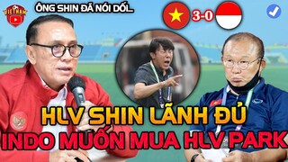 Ám Ảnh Thất Bại Việt Nam, LĐBĐ Indo Tìm Cách Xa Thải HLV Shin, Muốn Chiêu Mộ HLV Park Hang Seo