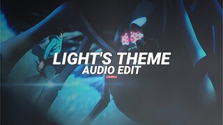 light's theme (rude remix) [edit audio]